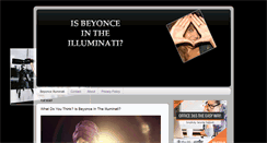 Desktop Screenshot of beyonce-illuminati.com