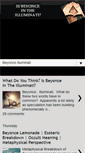 Mobile Screenshot of beyonce-illuminati.com
