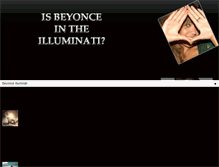 Tablet Screenshot of beyonce-illuminati.com